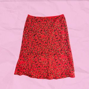 Vintage 90s sheer rosey slip skirt